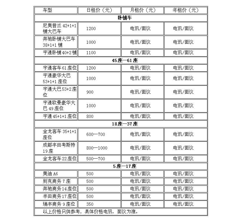 鄭州大巴車出租公司租大巴車一天多少錢？